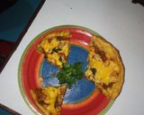 A picture of step 5 of Chicken pizza#Christmas baking contest#Christmas revival contest.