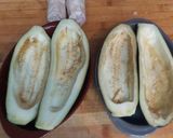 Une image de l'étape 1 de Quand l'aubergine fait l'andouille.