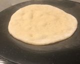 A picture of step 9 of Whole wheat naan on tawa (with yeast).