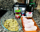 Foto del paso 2 de la receta: Pollo en salsa de calabacín