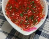 Foto del paso 2 de la receta: Sándwich de salsa de cilantro, queso cabeza y tomate