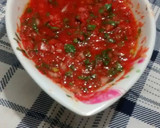 Foto del paso 2 de la receta: Sándwich de salsa de cilantro, queso cabeza y tomate