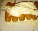 Pas rețetă Mini tort cu pișcoturi și cremă de vanilie 1 fotografie