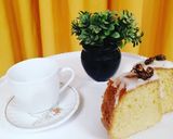 Foto del paso 5 de la receta: Torta casera de vainilla con glasé de limón y granola
