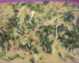 Foto langkah ke 4 dari resep Santan sayur Pakis, sayur Gedi dan Bunga pepaya.
