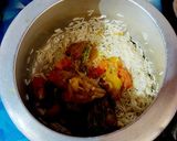 A picture of step 5 of Prawns Pulao.