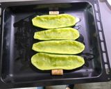 Foto del paso 2 de la receta: Calabacines rellenos de Jamón y queso azul
