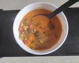 A picture of step 3 of Thai Red curry.