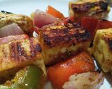 A picture of step 9 of Paneer tikka.