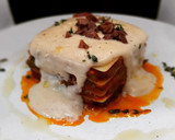 Foto del paso 7 de la receta: Lasaña de judías verdes con panceta ibérica y tomate