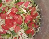 A picture of step 3 of Veg healthy daliya.