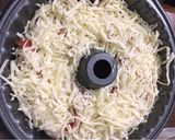 A picture of step 5 of Pizza monkey bread.