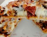 Foto del paso 17 de la receta: Pizza de pollo, berenjena y bacon