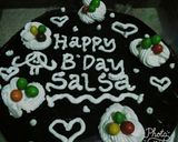 Foto langkah ke 10 dari resep B'day cake Rainbow.