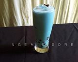 Foto langkah ke 12 dari resep Homemade Bubble/Boba/Black Pearl/Bubble Pearl/Pearl dan Iced Bubble Blue Sky.