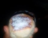 A picture of step 8 of Homemade bread in pan.🍞🍞.