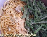 Une image de l'étape 1 de One pot pasta aux haricots verts.