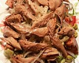 Foto del paso 4 de la receta Ensalada de tomates varios con lascas de atún rojo
