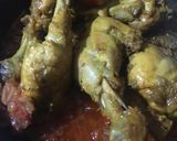 A picture of step 11 of Chicken Tangdi Masala.