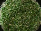 کوکو سبزی با برنج کته زعفرونی