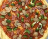 Foto langkah ke 7 dari resep Pizza Simpel.