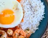 Une image de l'étape 1 de Poke bowl aux crevettes.