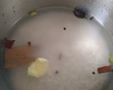 A picture of step 1 of Aloo dum biryani.