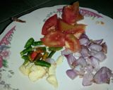 Foto langkah ke 2 dari resep Tumisan kewojang (kentang worter,kacang panjang).