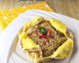 Cara Membuat Nasi Goreng Ceria Selimut Telur 4