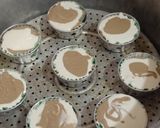 Foto langkah ke 5 dari resep Bolu Kukus Mekar Fiber Creme Non Soda rasa Coffee Mocca.