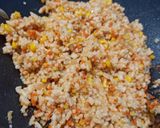 Foto langkah ke 3 dari resep Nasi goreng sayur.