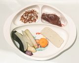 Foto langkah ke 1 dari resep MPASI 6m menu lengkap - hati ayam wortel.