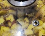 A picture of step 5 of Capsicum aloo.