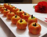 A picture of step 5 of Apple-shaped Kaju Sweets.