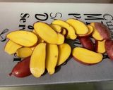 Une image de l'étape 2 de Aubergines chinoises avec courgette ronde et pommes de terre grillées herbes et épices.