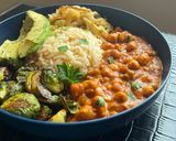 A picture of step 10 of *Easy* Spicy Stewed Chickpea Bowl #Vegetarian.