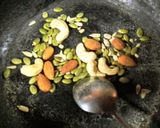 A picture of step 1 of Homemade protein powder 🌰.