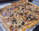 Foto del paso 9 de la receta: Pizza sin amasar de pollo🍗, carne, carnes frías y queso🧀🍕🥩