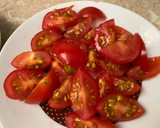 Foto del paso 2 de la receta: Calabacines rellenos de tomatitos y queso fresco