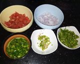 A picture of step 4 of Black Chickpea Chaat.