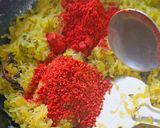 A picture of step 5 of Raw papaya Sambharo with a kick.