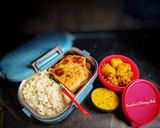 A picture of step 6 of Lunch box (Jeera rice,ajwain paratha, pili dal, gobhi aloo sabzi.