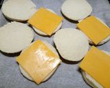 A picture of step 3 of Pork and beef cheese burger alla Fluffy.