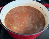 A picture of step 6 of Meatball soup.