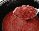 Une image de l'étape 4 de Salsa de fraises épicée.