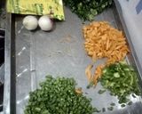 A picture of step 1 of Butter Fried rice and coleslaw.