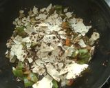 A picture of step 5 of Papad ki sabji.