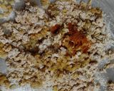 A picture of step 2 of Barley flour and leftover poha thepla.