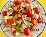 A picture of step 2 of Light Avocado and Tuna Salad.