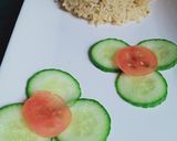 A picture of step 4 of Kabuli chana pulao.